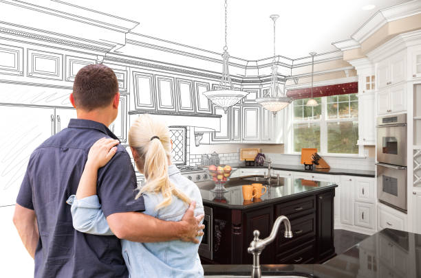 Professional Kitchen Island Installation technician working in Haltom City, TX